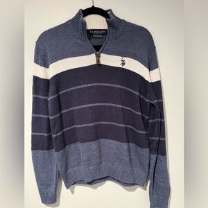 U. S. Polo Assn. long sleeve 1/4 zip. Sweater suze 14/16